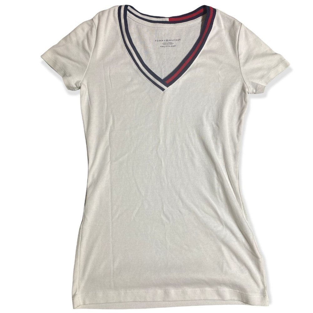 Tommy Hilfiger Essential V-Neck Bright White T-Shirt